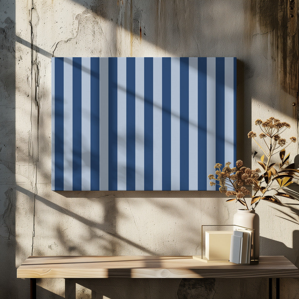 Blue Stripes | Canvas