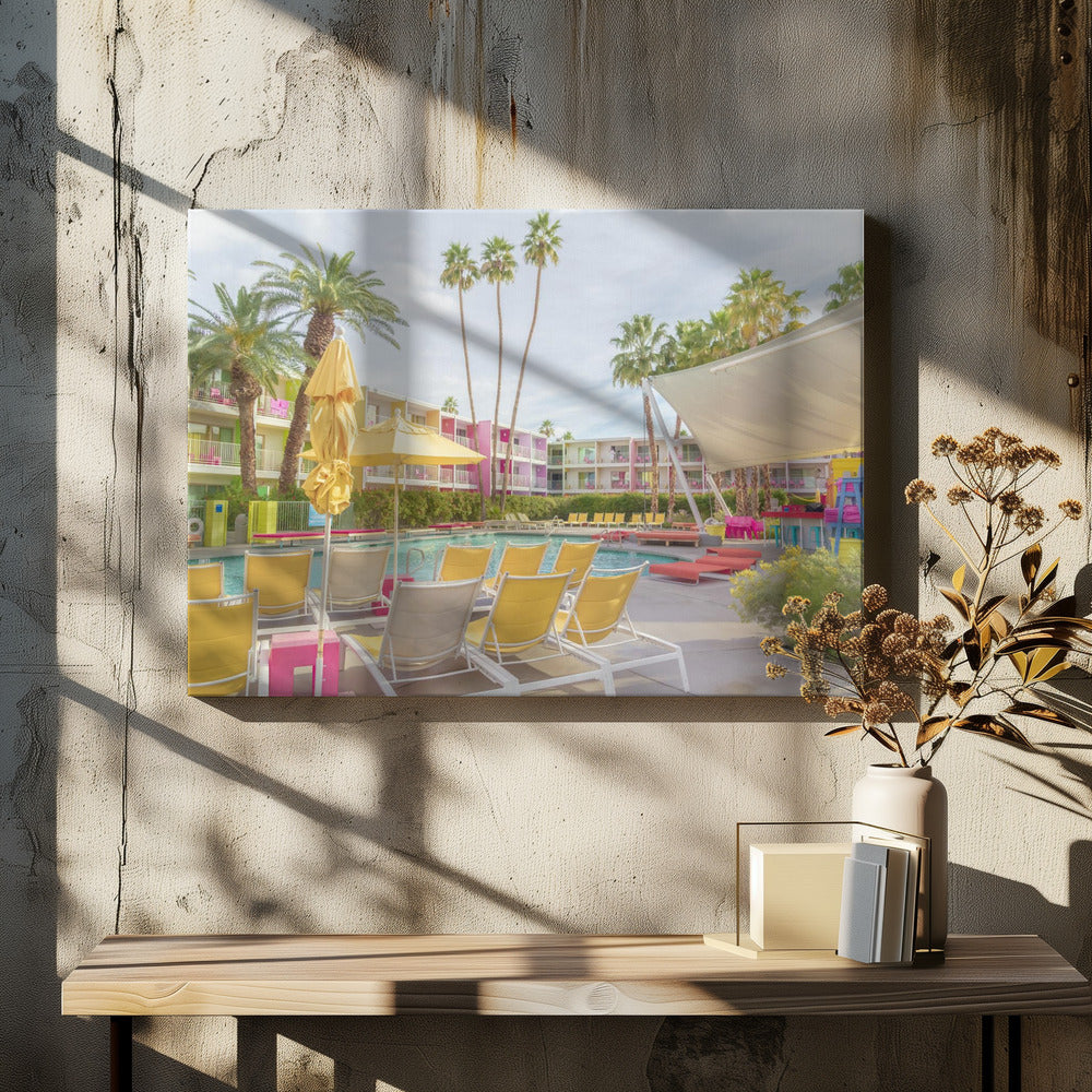 Poolside at the Saguaro Hotel - Palm Springs | Canvas