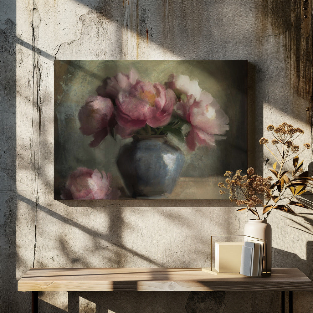 Pivoines En Rose | Canvas