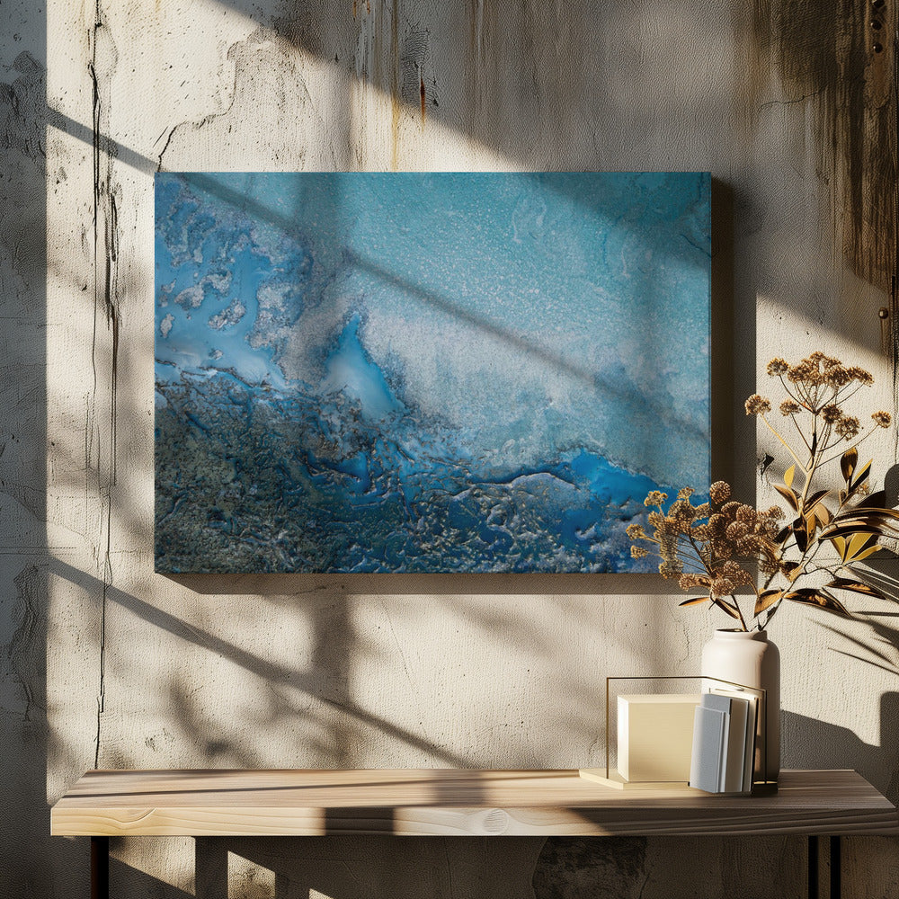 Soft Blue - Cyan Waters | Canvas