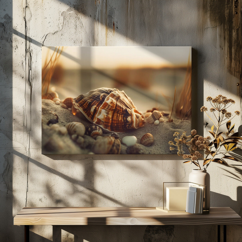 Shells at Sunset | Canvas