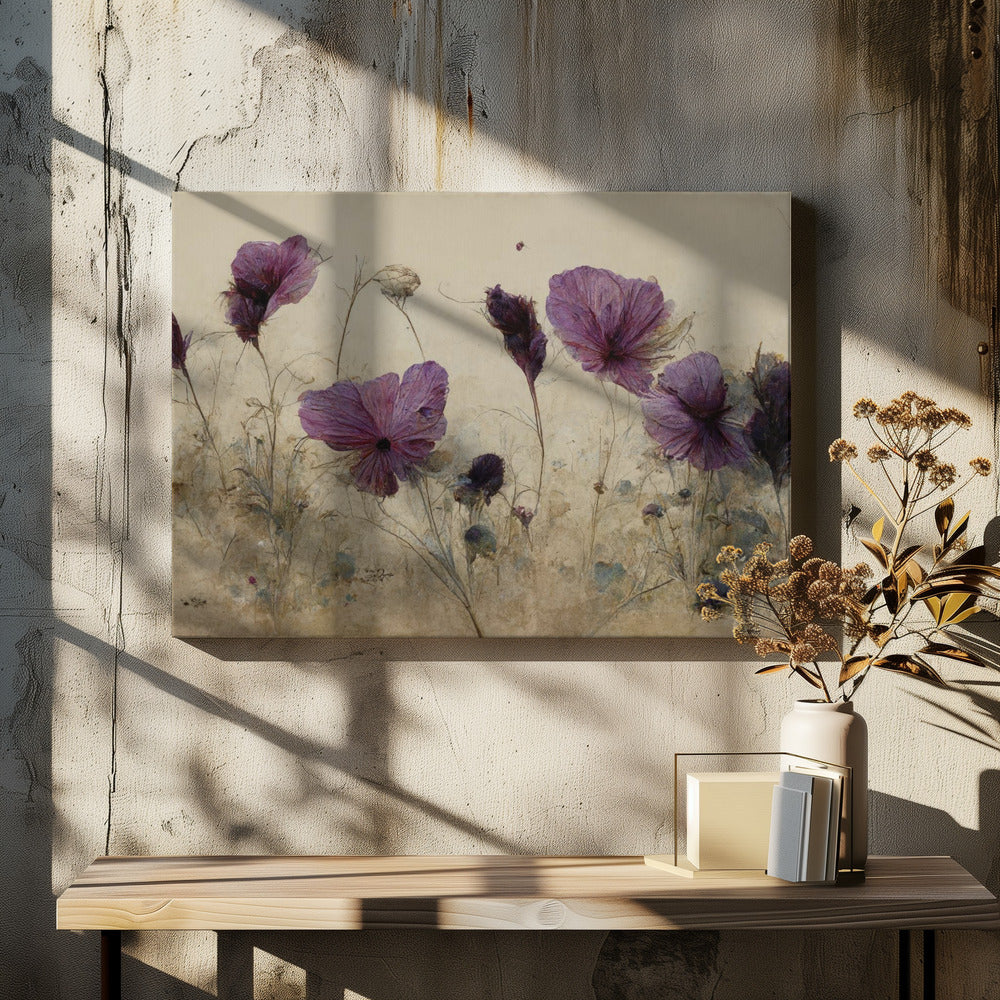 Purple Bloom Whispers | Canvas