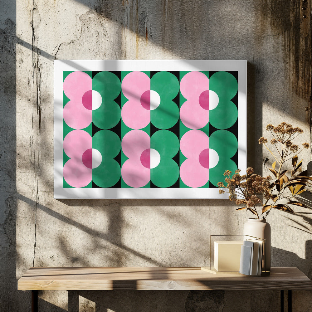 Floral Geometry Shapes | Canvas