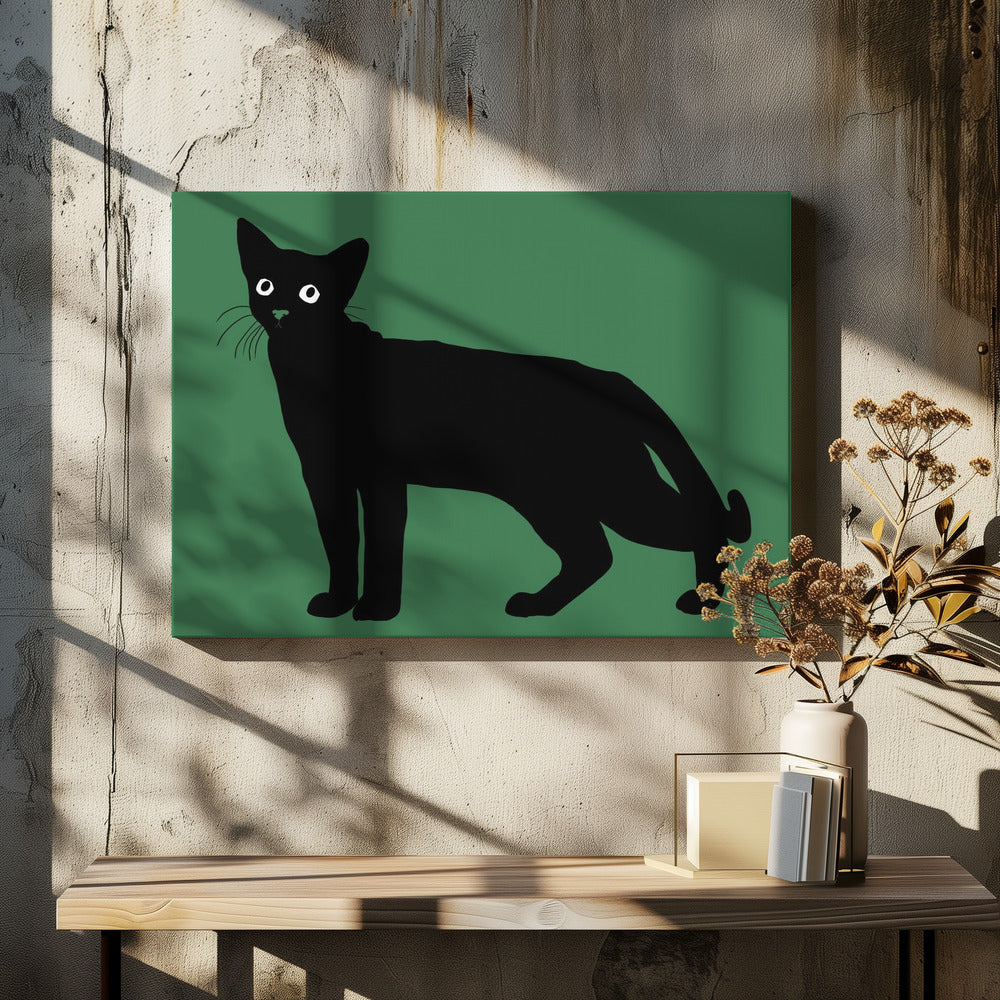 Black cat | Canvas