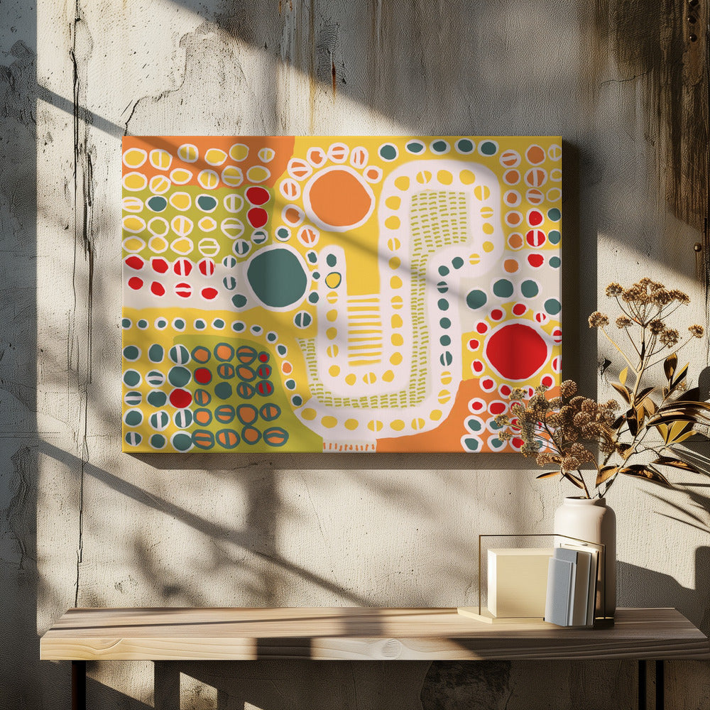 Pebbles Abstract | Canvas