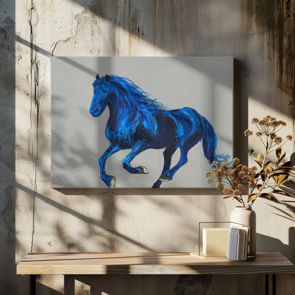 A Blue Horse | Canvas