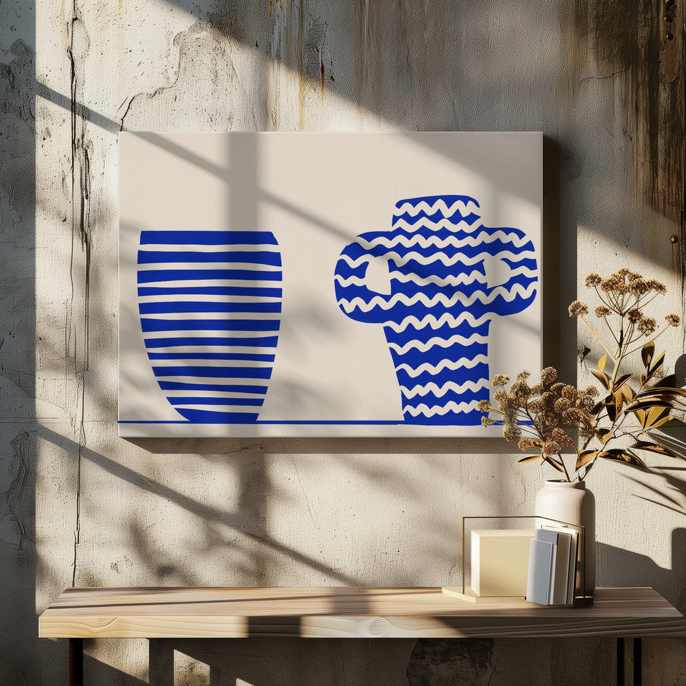 Blue Vases | Canvas