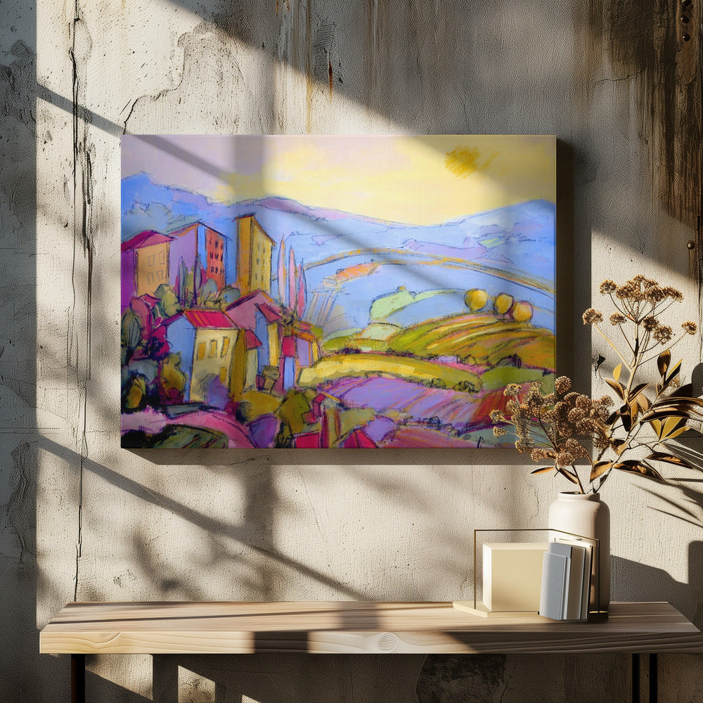 Sunlit Countryside | Canvas