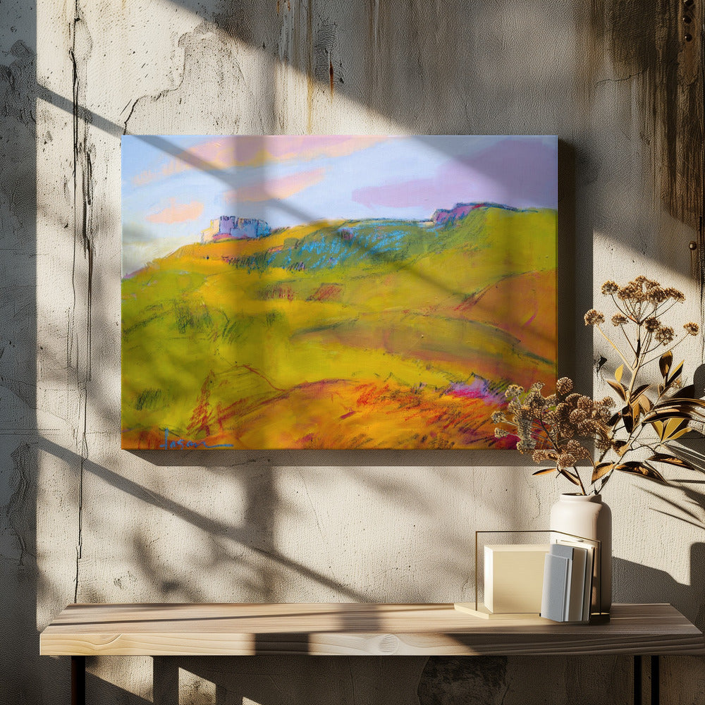 Vibrant Hillside Dream | Canvas