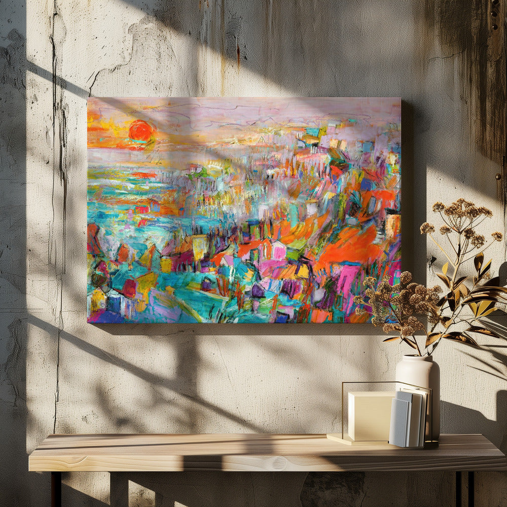 Island in the Setting Sun | Canvas