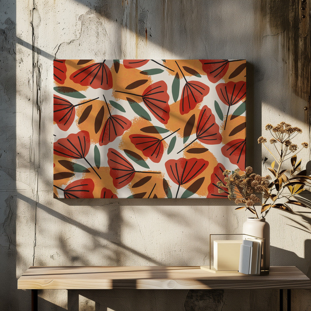 Autumn Leaves Dance | Canvas