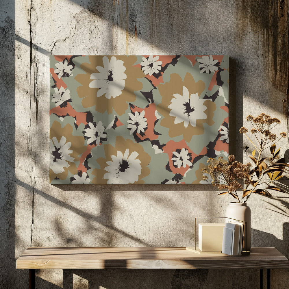 Bold Floral Symphony | Canvas