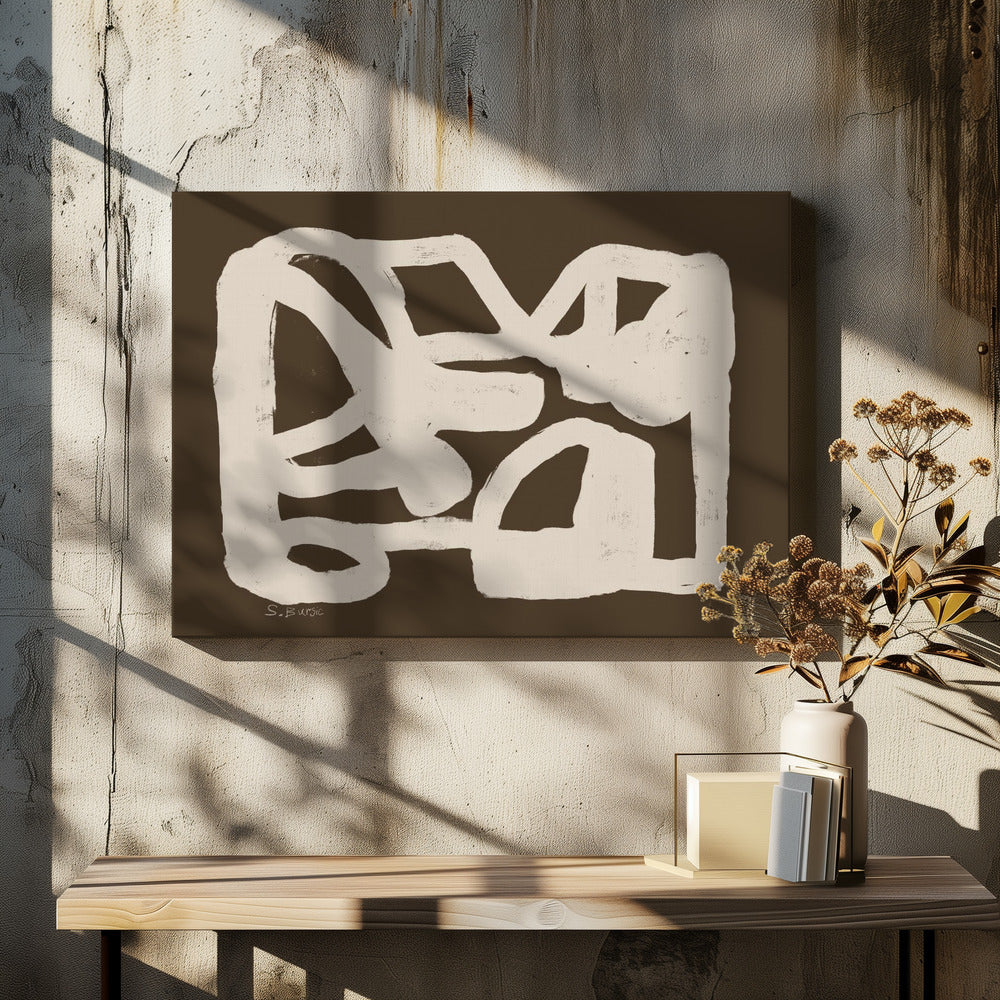 Brown ABSTRACT | Canvas