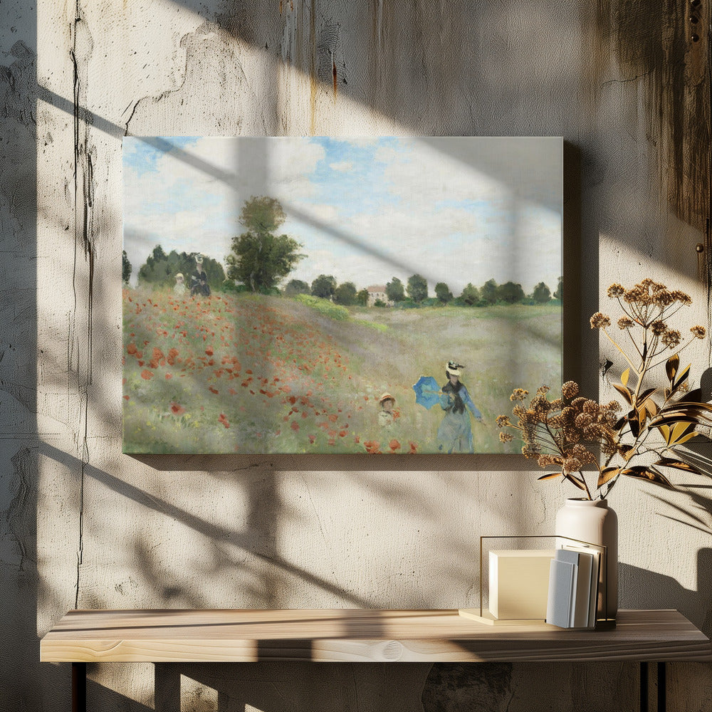 Poppy Field Near Argenteuil (1873) | Canvas