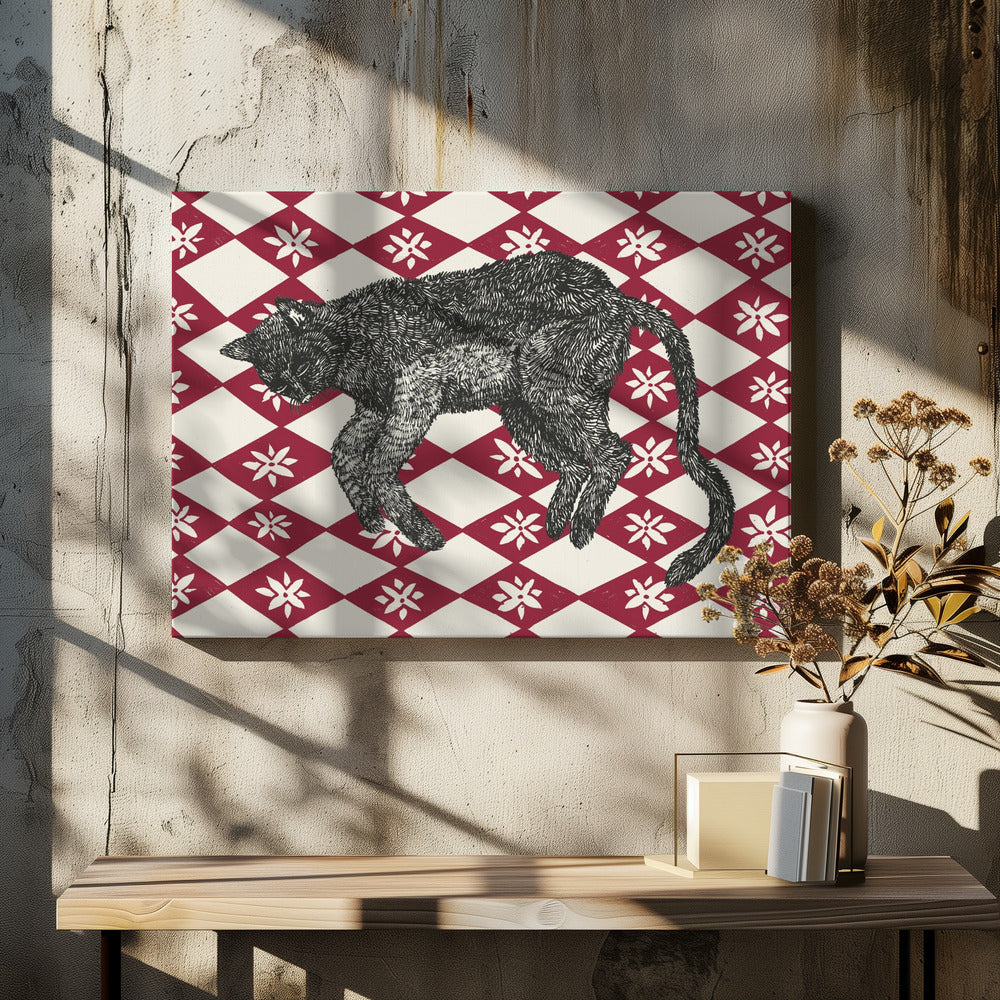 Sleeping Cat I | Canvas