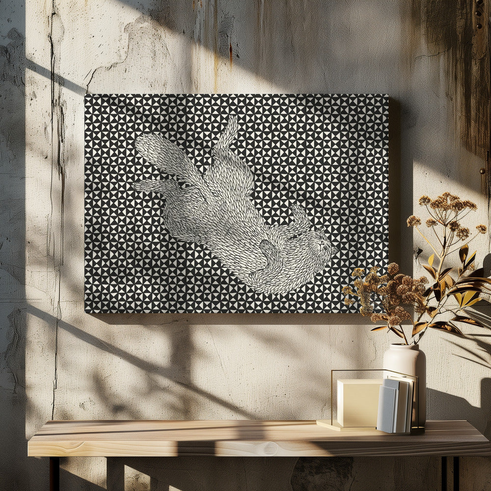 Sleeping Cat VII | Canvas