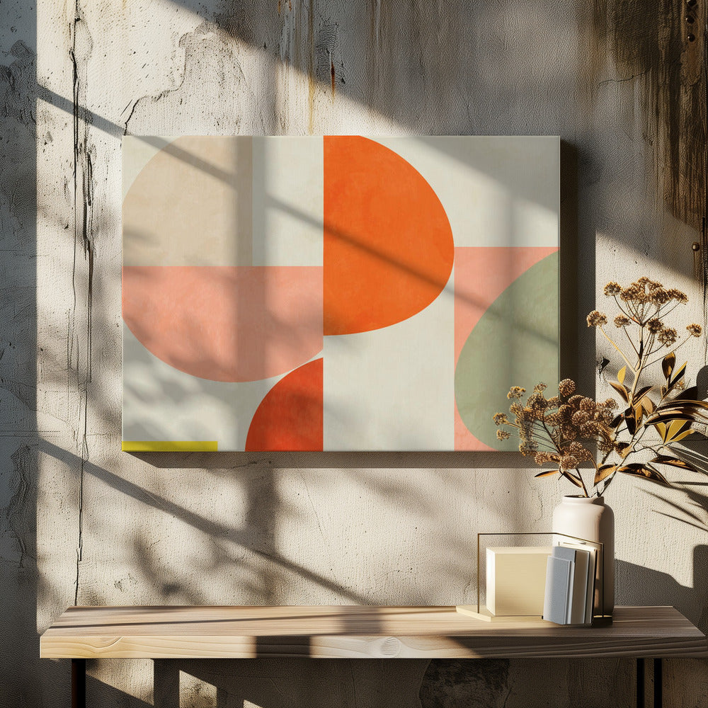 Summer Circles22 2 V | Canvas