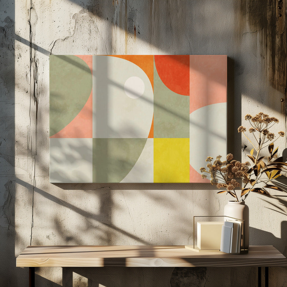 Summer Circles22 1 V | Canvas