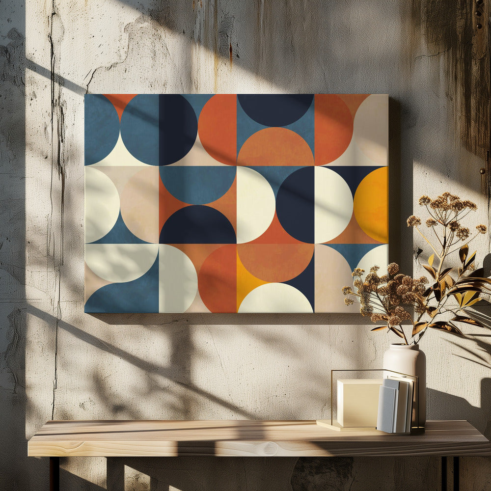 Geometry New12 Marron | Canvas