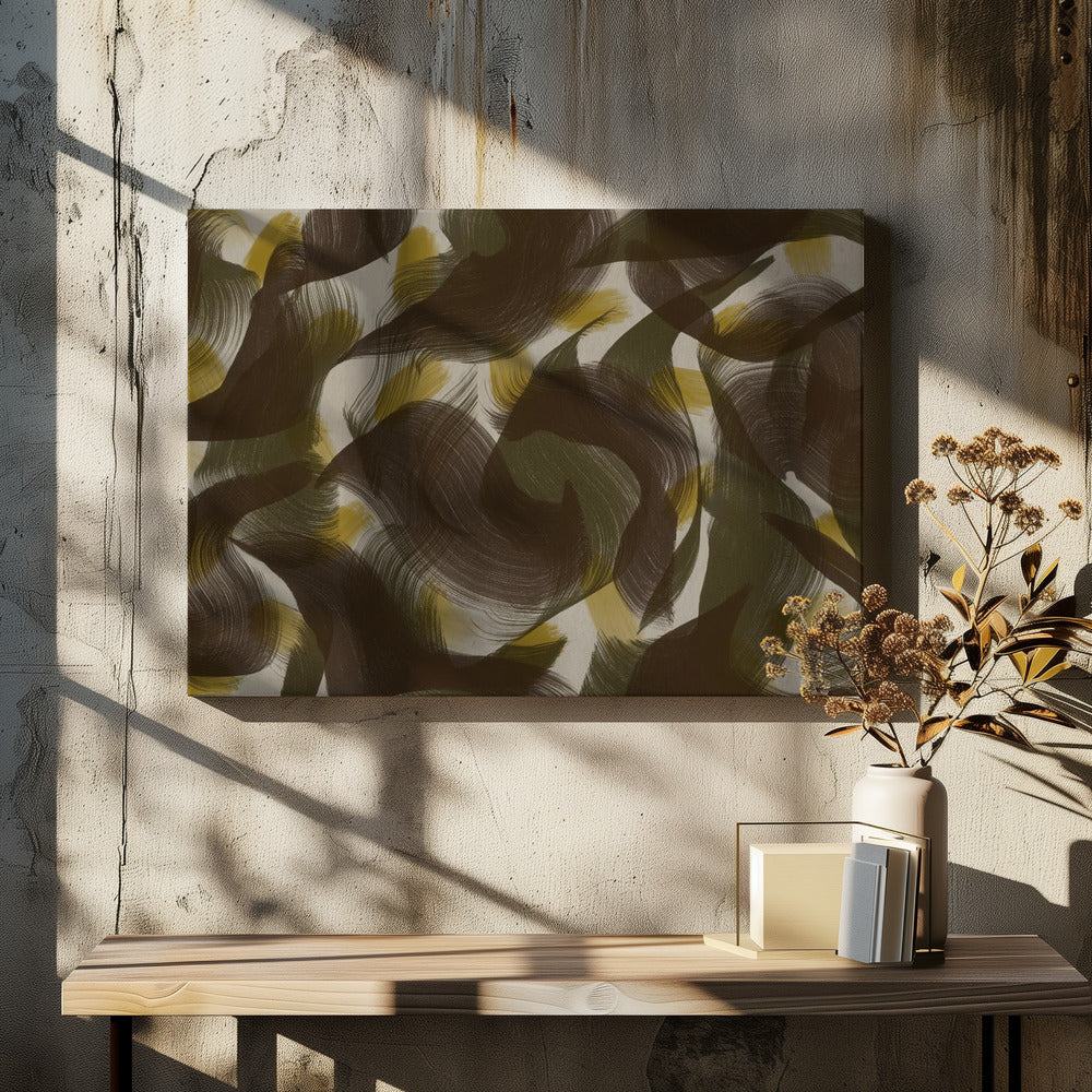 Whirling Earth Tones | Canvas