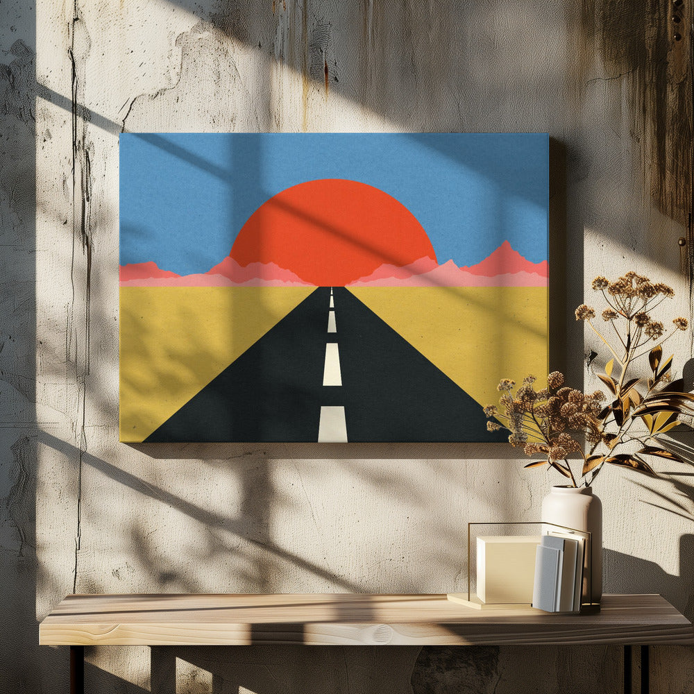 Road To Sun | Canvas