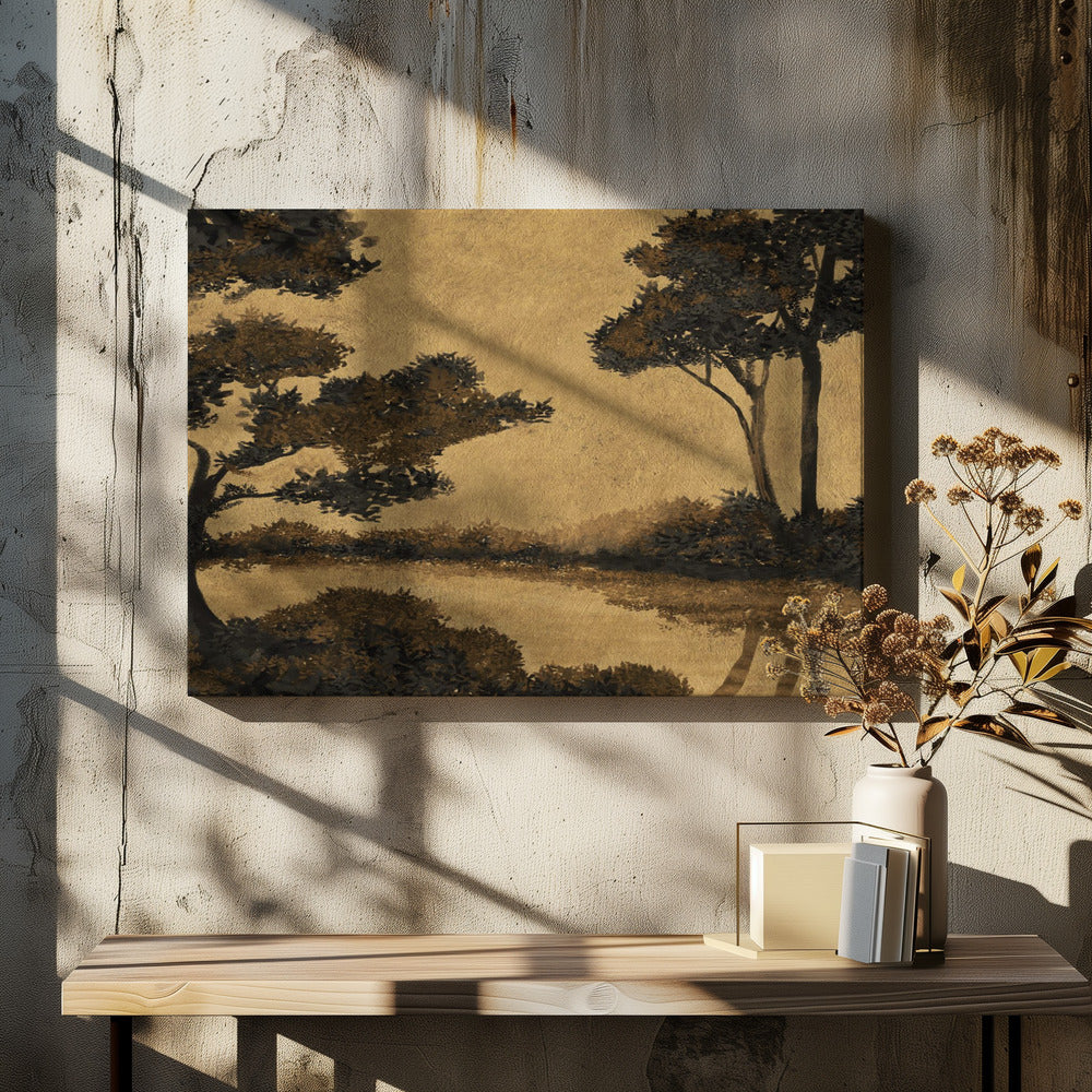 Wooland Pond | Canvas