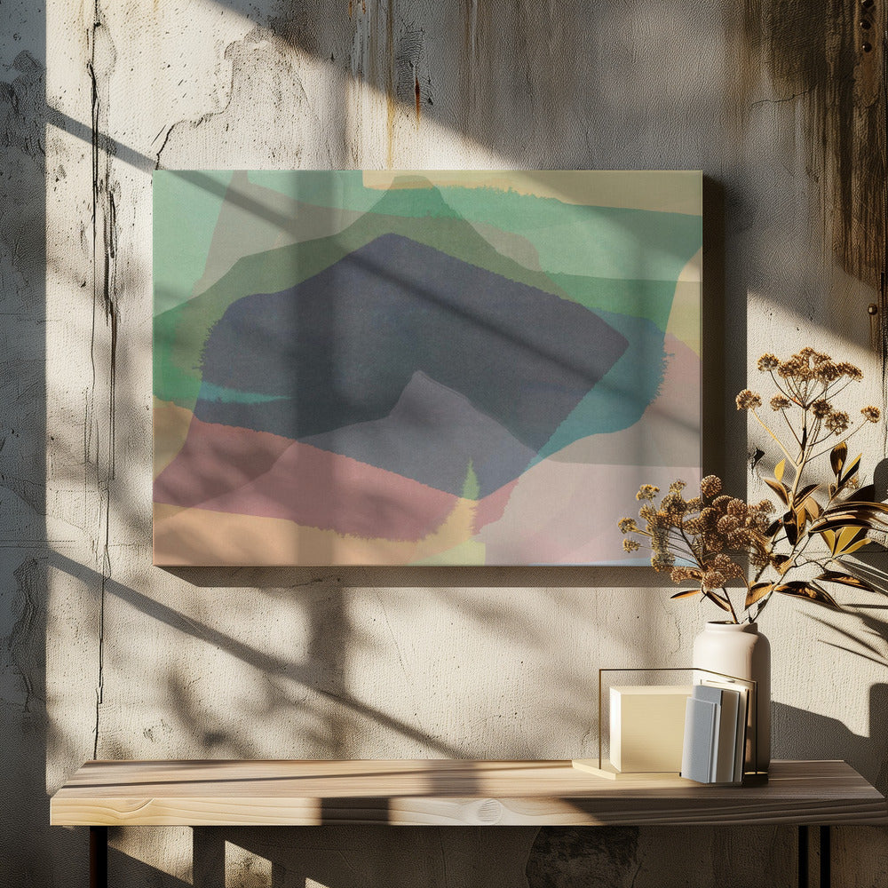 Abstract Dipped Landscape 6 | Canvas