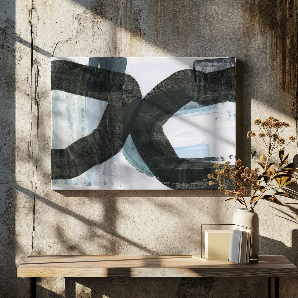 Black Texture Meeting 2 | Canvas