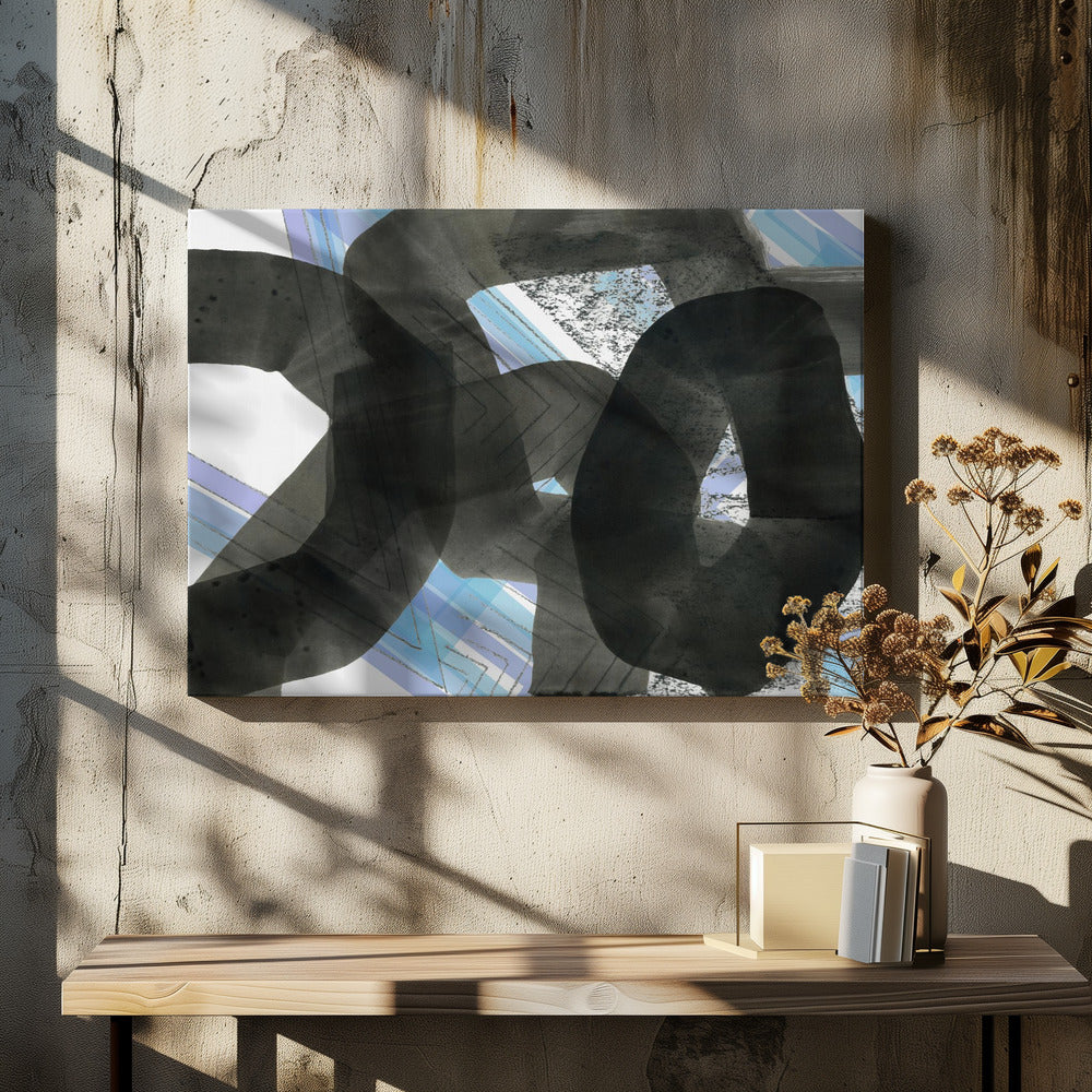 Black Texture Meeting 4 | Canvas