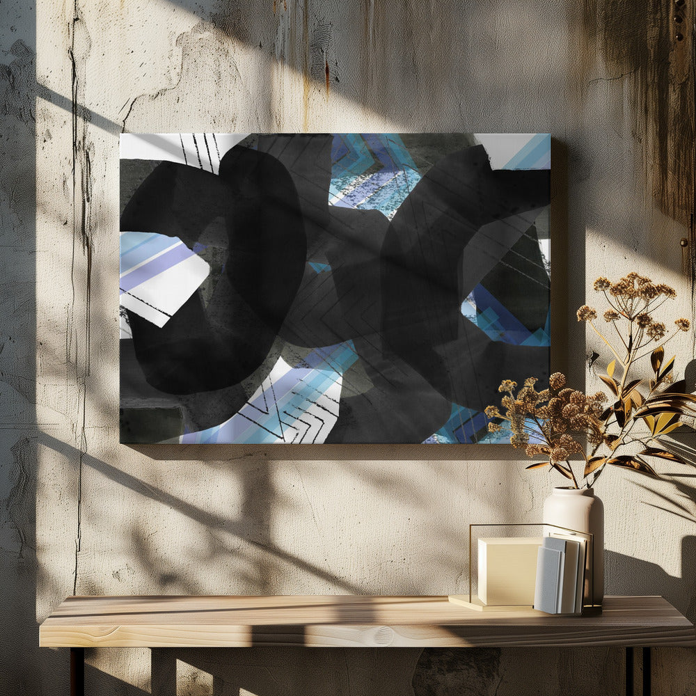 Black Texture Meeting 5 | Canvas