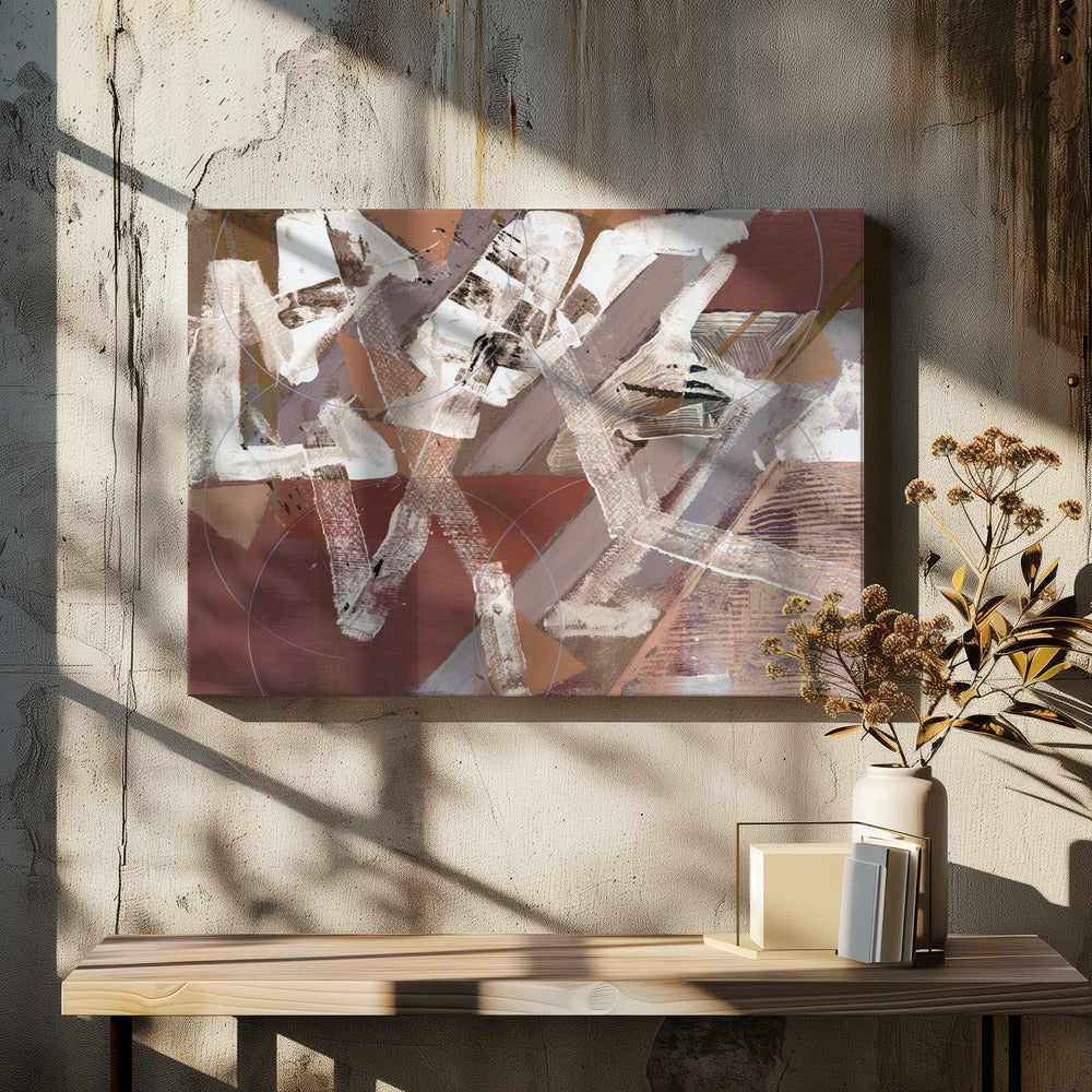 Abstract Circles and Textures 2 | Canvas