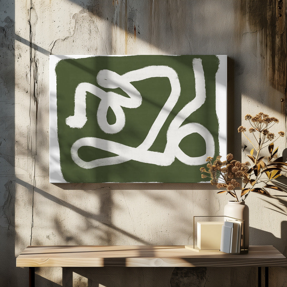 Green abstract 4 | Canvas