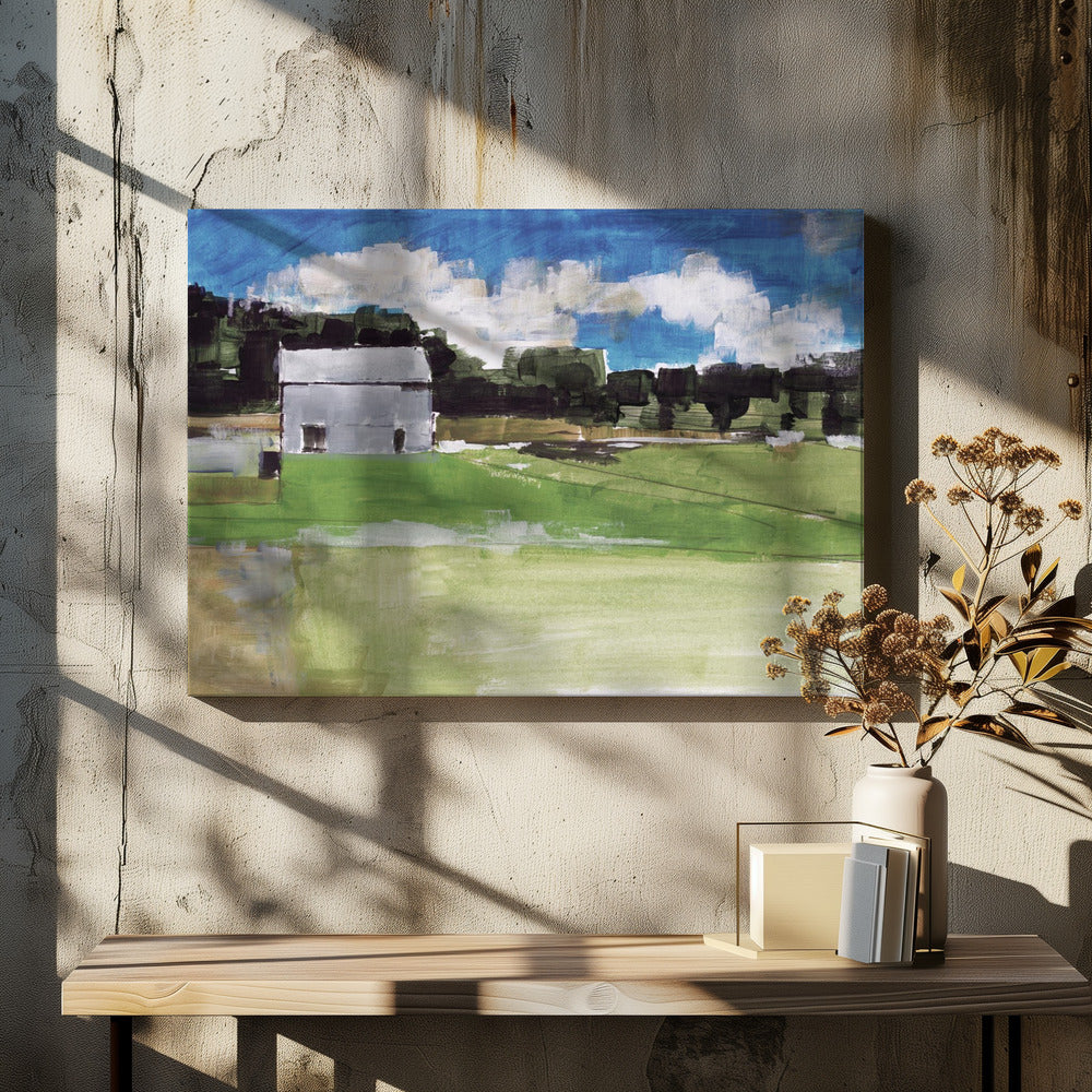 Barren Farm Barn Print No 2 | Canvas