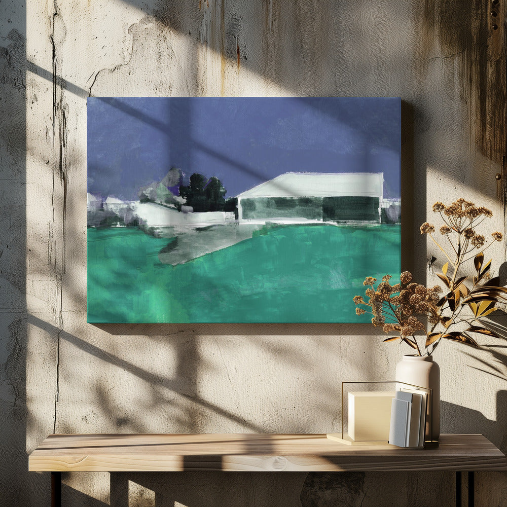 Modern Farm House No 1 | Canvas