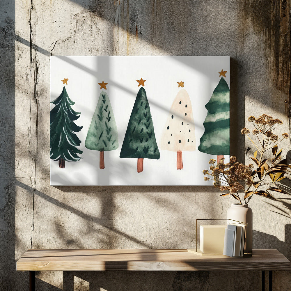 Whimsical Pines | Canvas