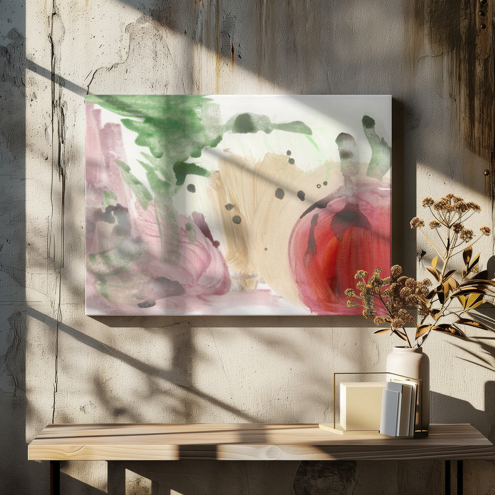 Aquarelle Organic Shapes 1 | Canvas