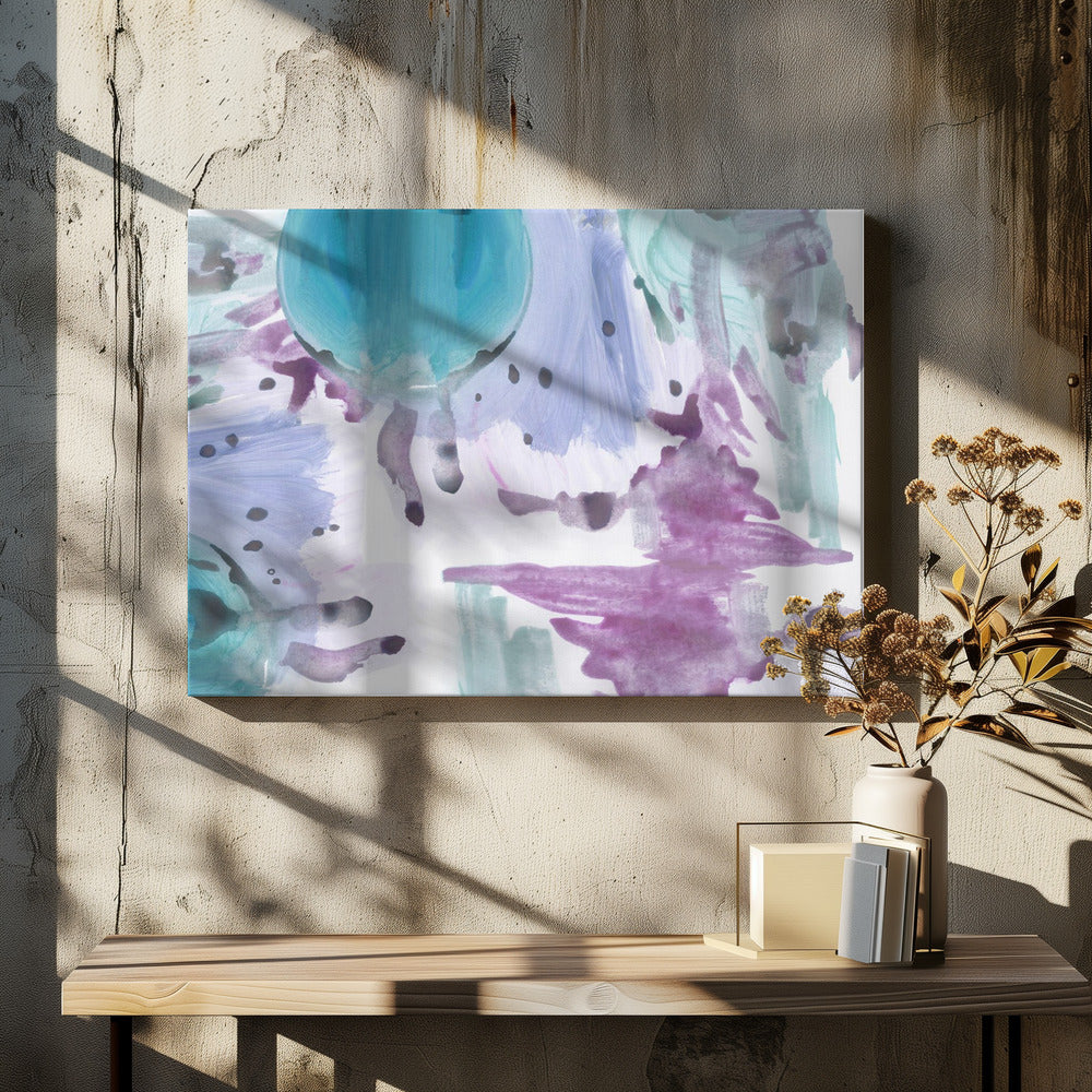 Aquarelle Organic Shapes 2 | Canvas