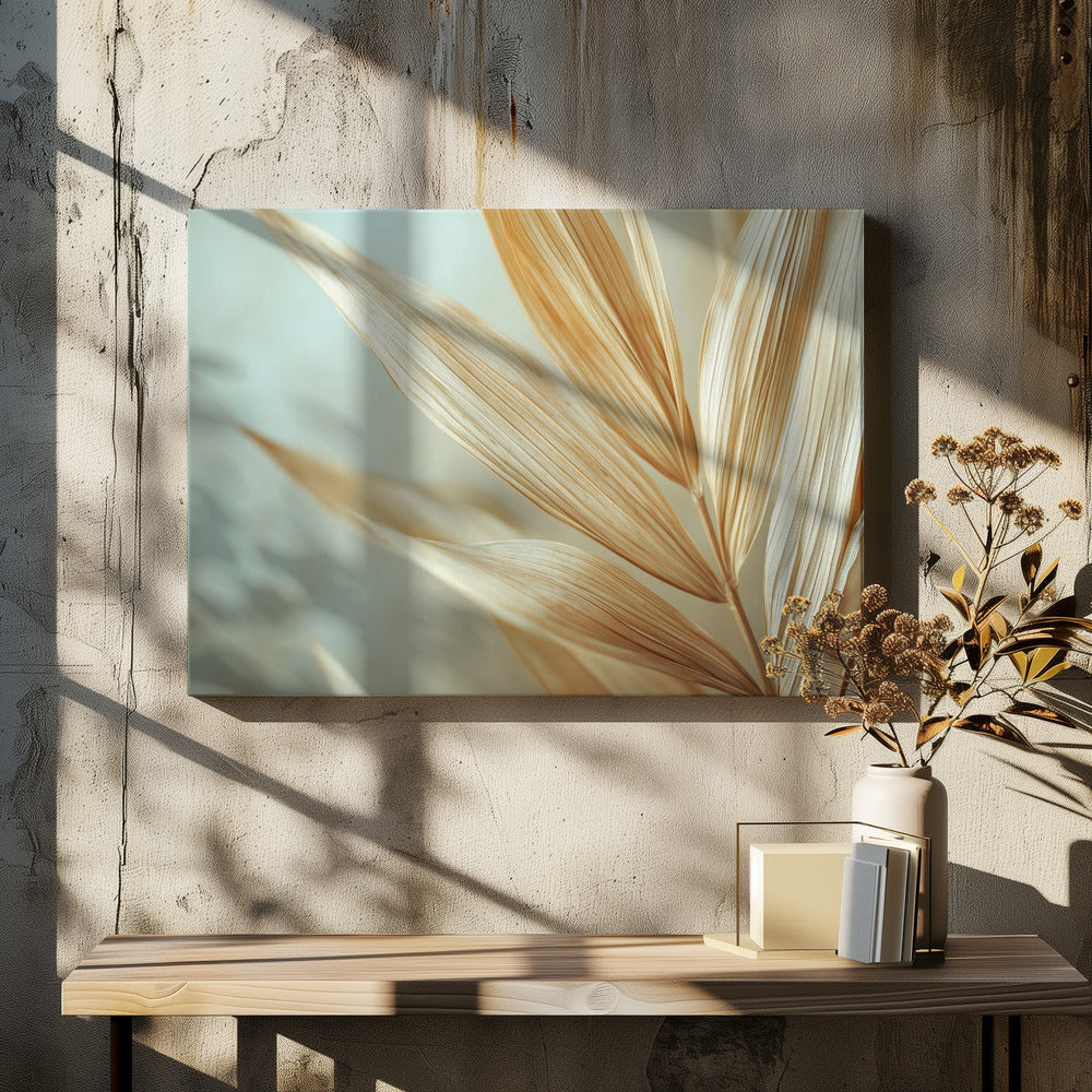 Golden Leaves Harmony | Canvas