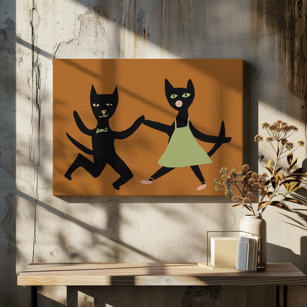 Dancing cats | Canvas