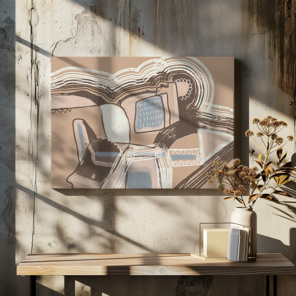 Road to Life Abstract | Canvas