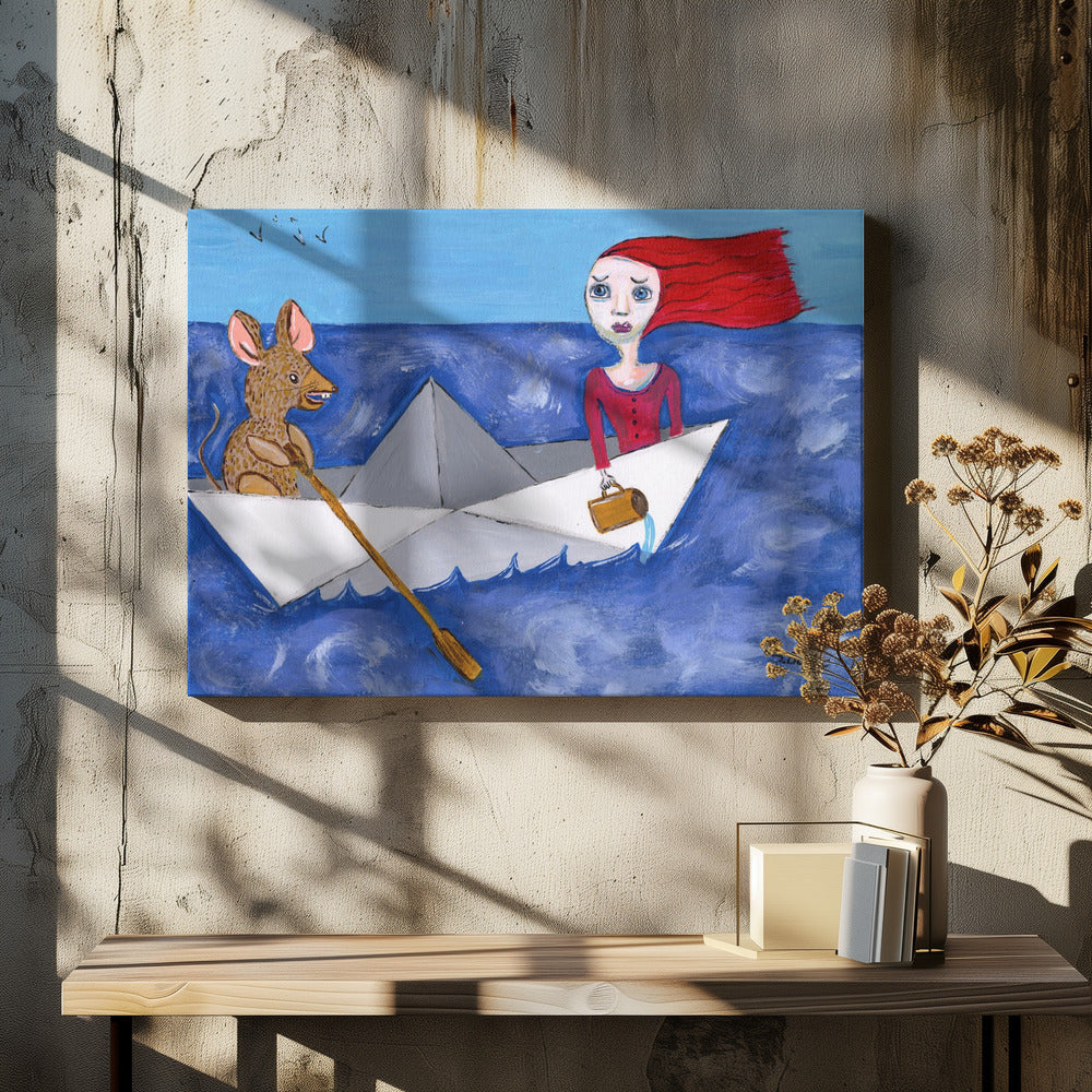 Don&#039;t go out in a paper boat with a Rat. | Canvas