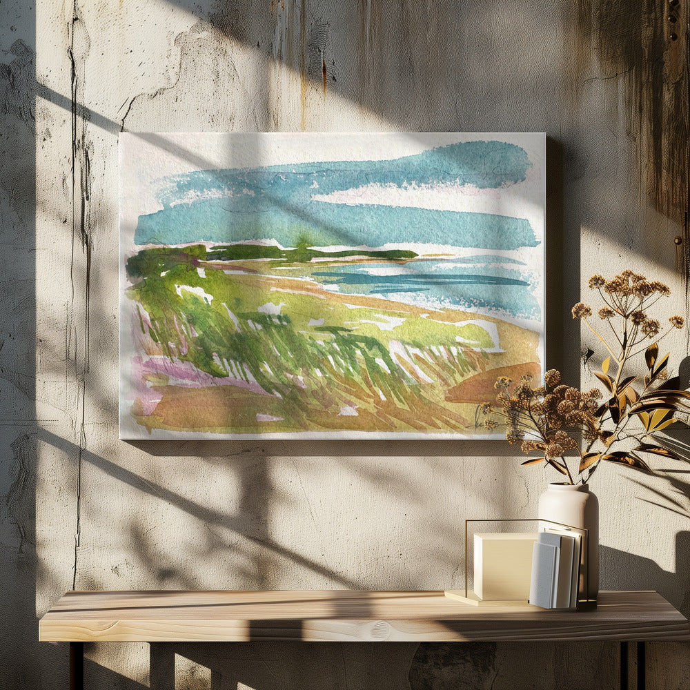 Blue skies colorful | Canvas