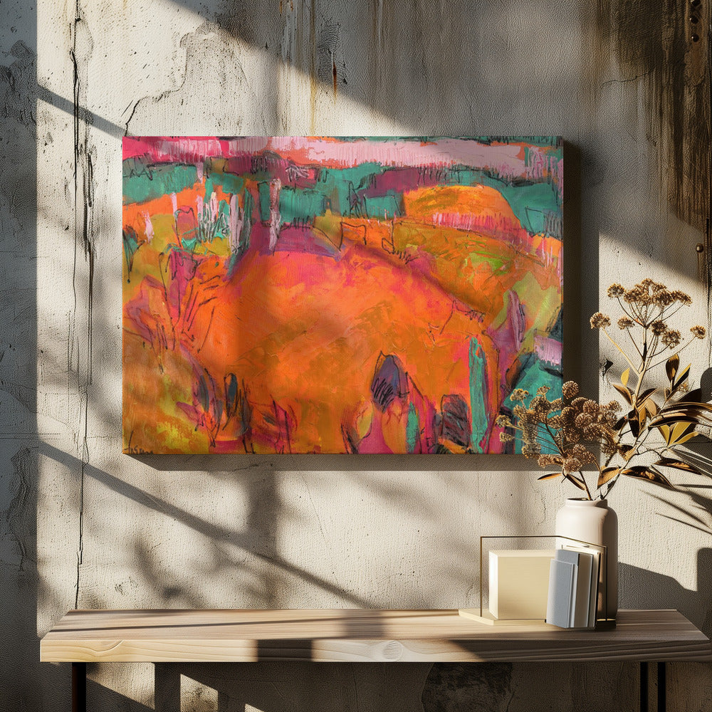 Wind at Her Back | Canvas