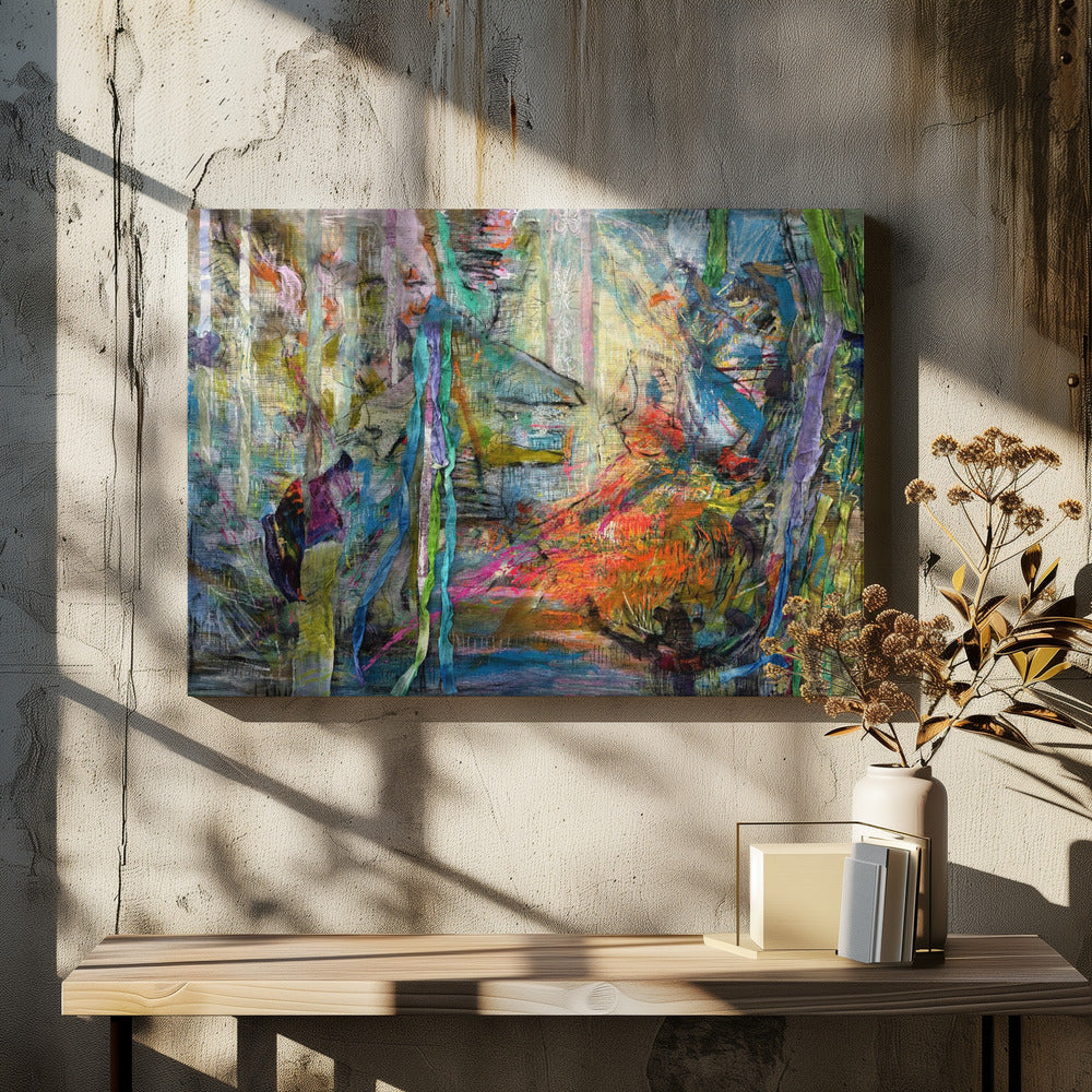 Mystical Forest Glow | Canvas