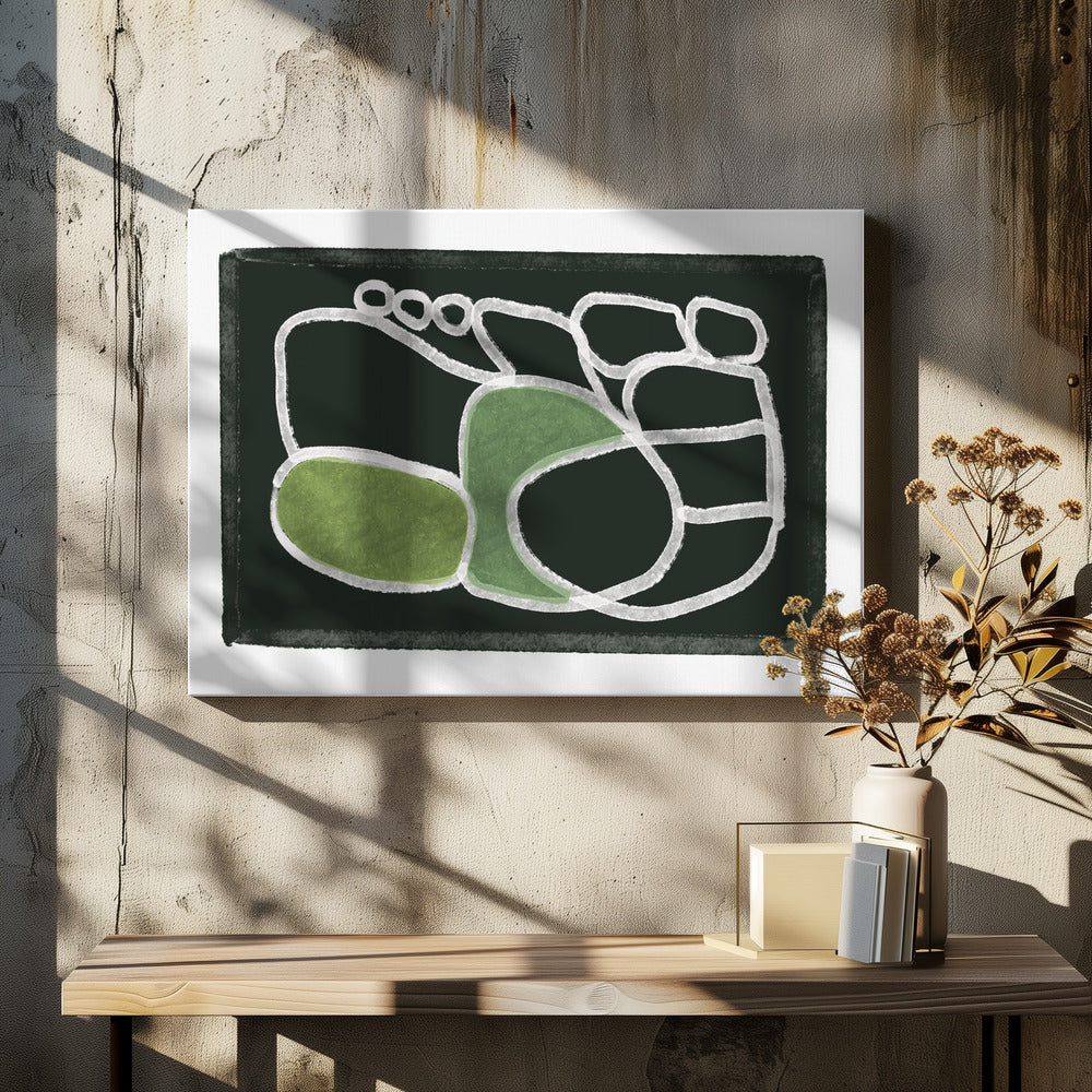 Line drawing abstracr | Canvas