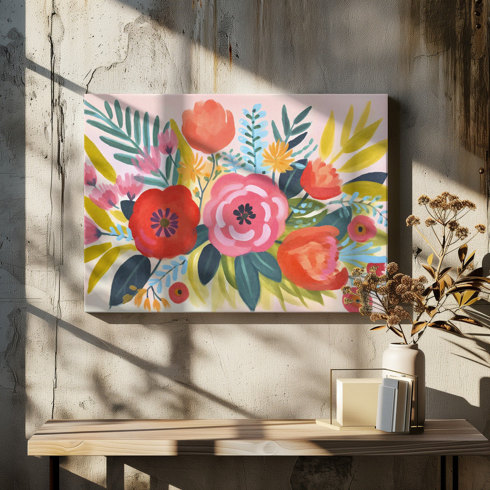 Whimsy Spring Garden | Canvas