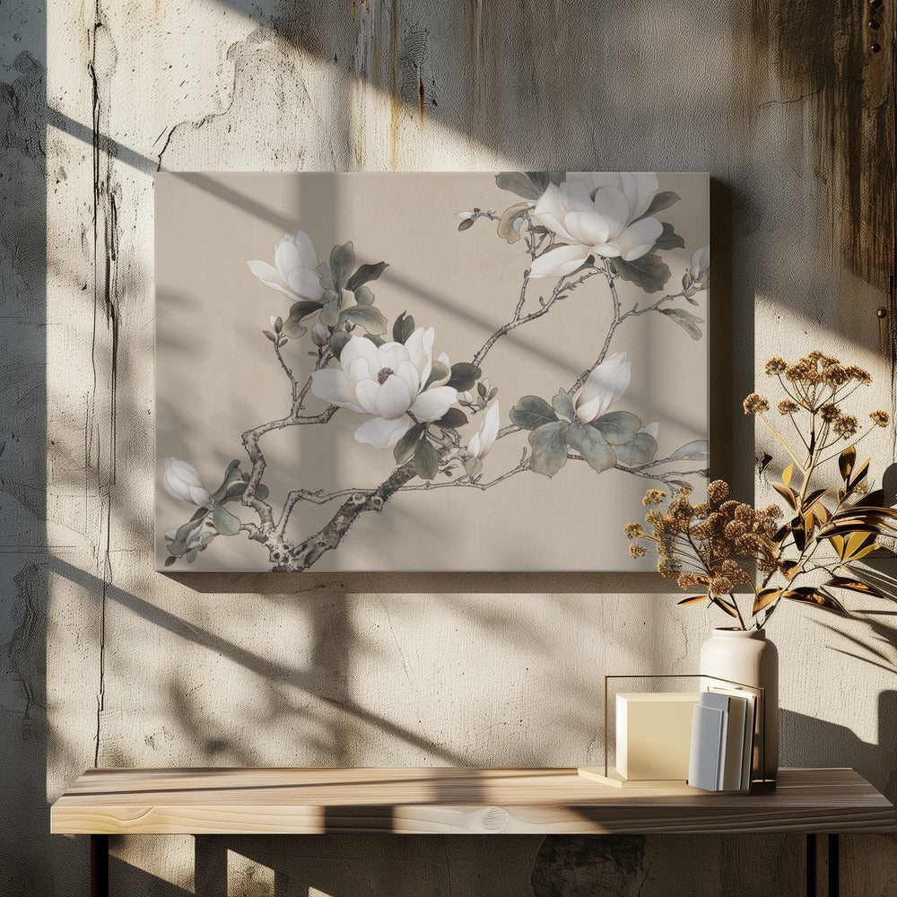 Chinoiserie Magnolia 005 | Canvas