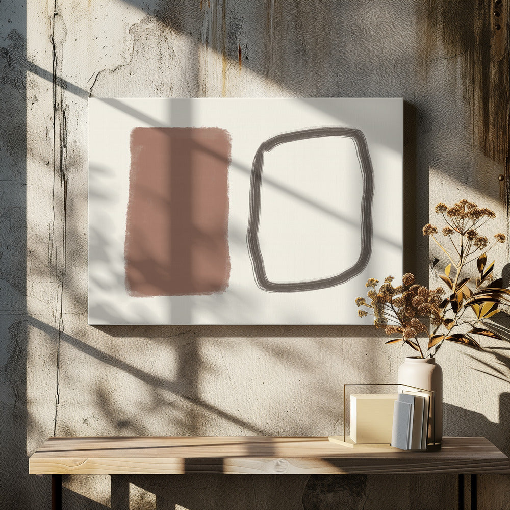 Shapes in Contrast | Canvas