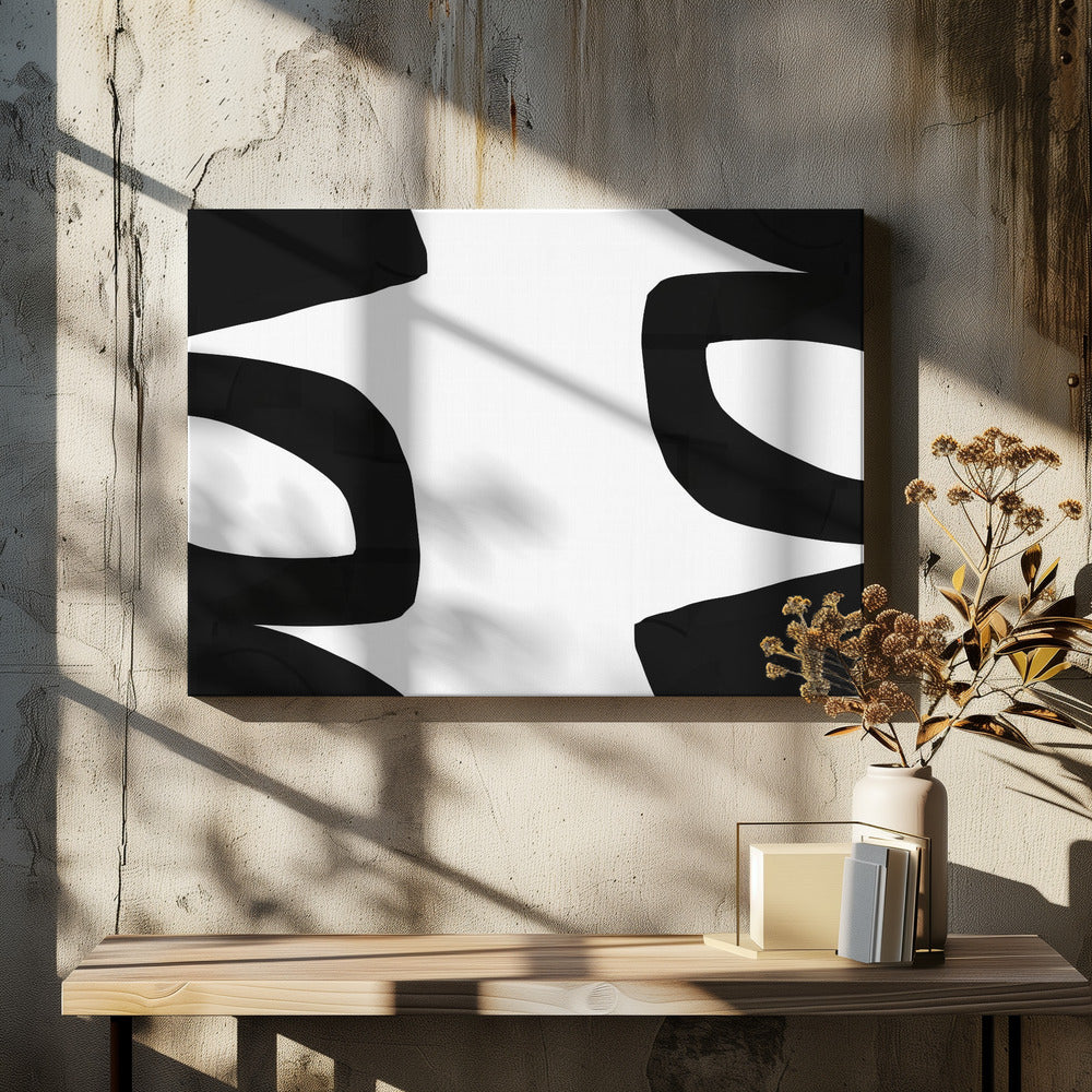 Big Black Shapes 2 | Canvas
