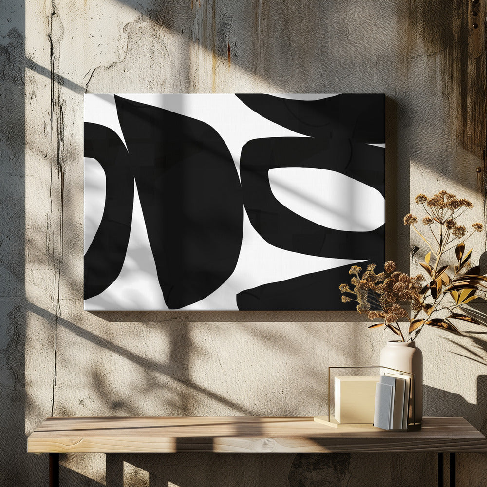 Big Black Shapes 3 | Canvas